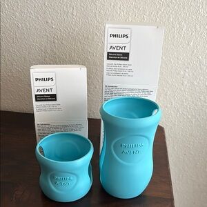 Philips Avent Blue Silicone Sleeves